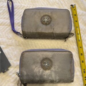 tech21 Gray and Purple Clutch Wristlet